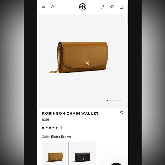 Tory Burch Robinson Chain Wallet - Picture 6 of 6